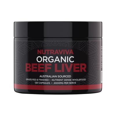 Nutraviva Organic Beef Liver 120c